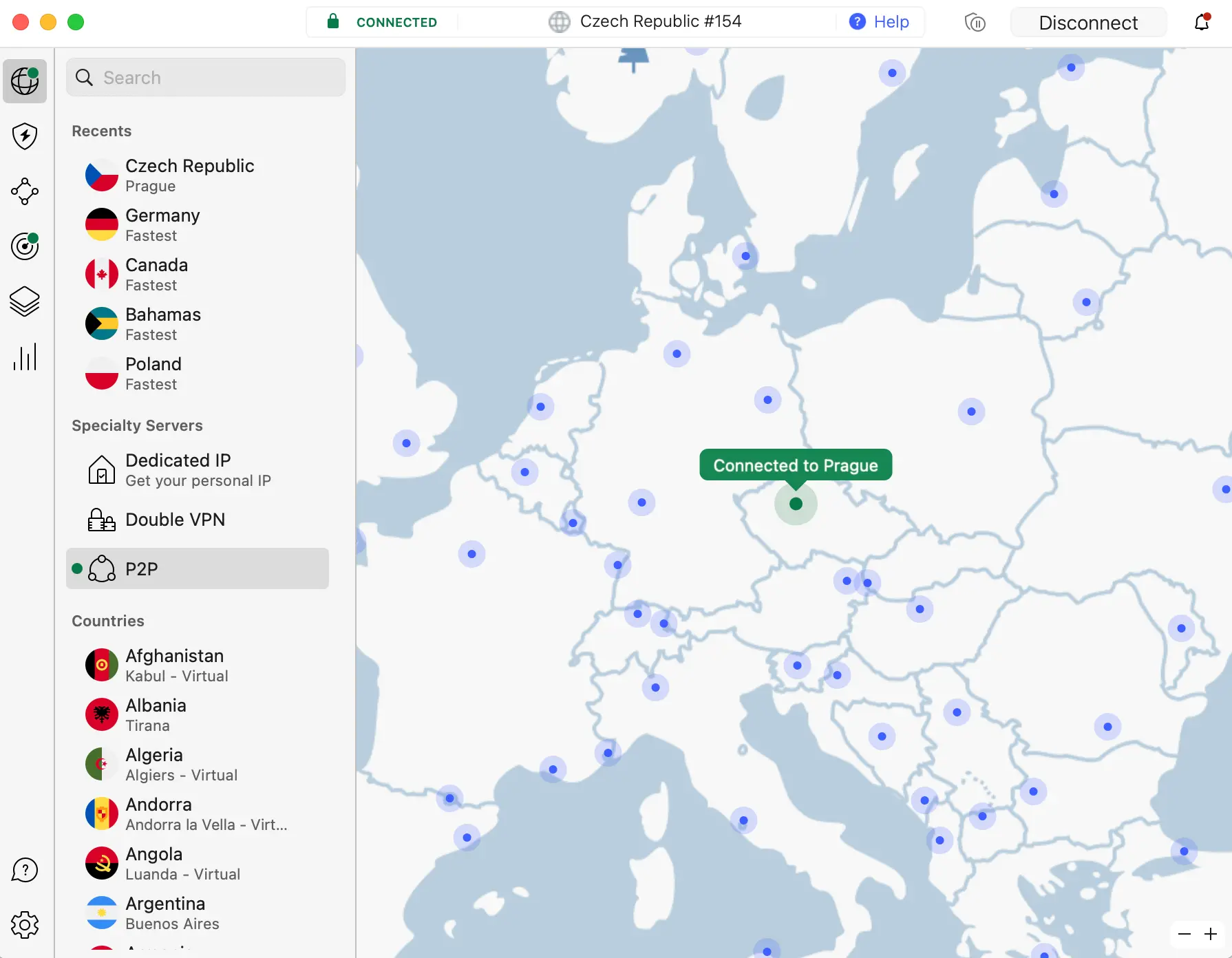 NordVPN letošní dovolená aplikace MacOS | BestSafeVPN.com