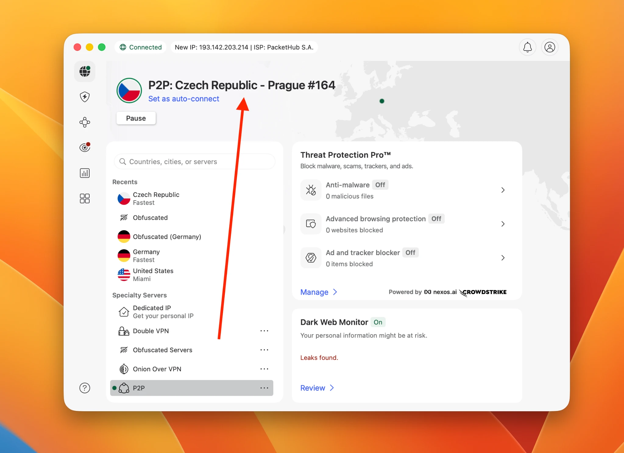 vpn-cesky-server-praha-nordvpn | BestSafeVPN.com Připojení k českému serveru v Praze přes NordVPN pro sledování ČT Sport ze zahraničí.